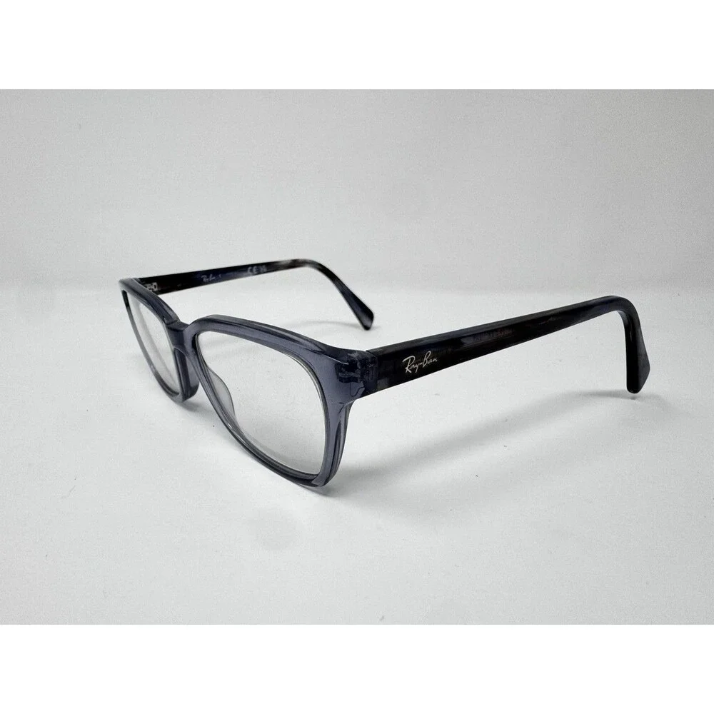 Ray-Ban RB1591 3924 Transparent Gray Eyeglass Frames 48-16-130 Authentic